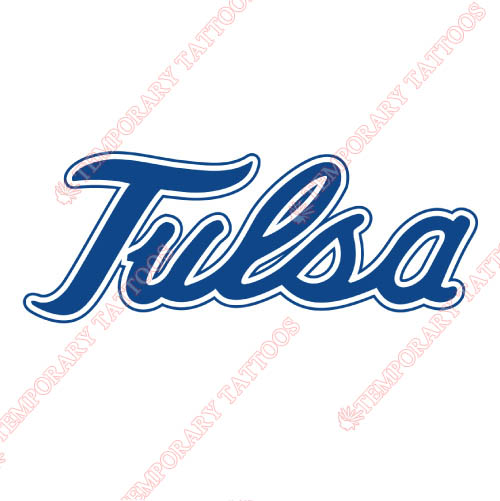 Tulsa Golden Hurricane Customize Temporary Tattoos Stickers NO.6624